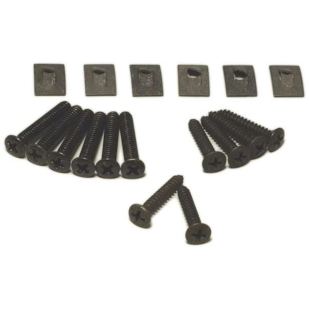 Corvette Rocker Panel Molding Screw Kit. TRIMLISTER & INDDÆKKEN